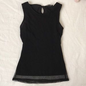 Banana Republic mesh sleeveless blouse